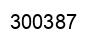Number 300387 black image