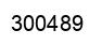 Number 300489 black image