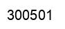 Number 300501 black image