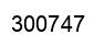 Number 300747 black image