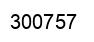 Number 300757 black image