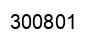 Number 300801 black image