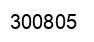 Número 300805 imagen negro