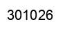 Number 301026 black image
