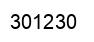 Number 301230 black image