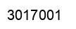 Number 3017001 black image