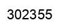 Number 302355 black image