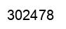 Number 302478 black image