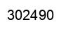 Number 302490 black image