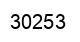 Número 30253 imagen negro