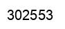 Number 302553 black image