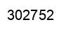 Number 302752 black image