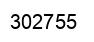 Number 302755 black image