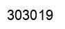 Number 303019 black image