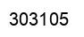 Number 303105 black image