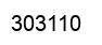 Number 303110 black image