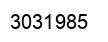 Number 3031985 black image