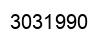Number 3031990 black image