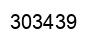Number 303439 black image