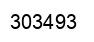 Number 303493 black image