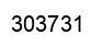 Number 303731 black image