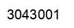 Number 3043001 black image