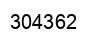 Number 304362 black image