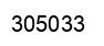 Number 305033 black image