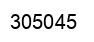Number 305045 black image
