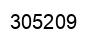 Number 305209 black image