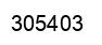 Number 305403 black image
