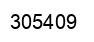 Number 305409 black image