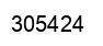 Number 305424 black image