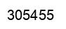 Number 305455 black image