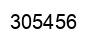 Number 305456 black image