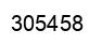 Number 305458 black image