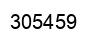 Number 305459 black image