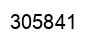 Number 305841 black image