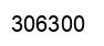 Number 306300 black image