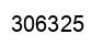 Number 306325 black image