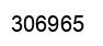 Number 306965 black image