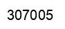 Number 307005 black image