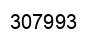 Number 307993 black image