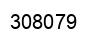 Number 308079 black image