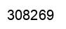 Number 308269 black image
