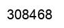 Number 308468 black image