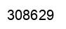 Number 308629 black image