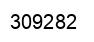 Number 309282 black image