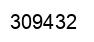 Number 309432 black image