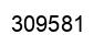 Number 309581 black image